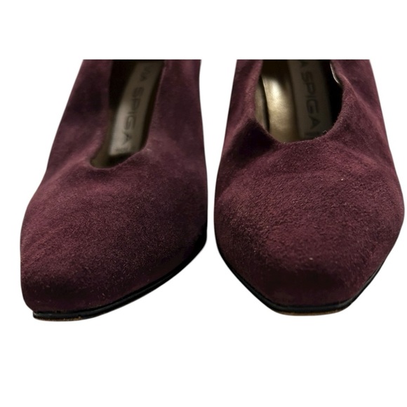 Via Spiga Plum Suede Classic Pumps – Size 6 - Picture 2 of 6